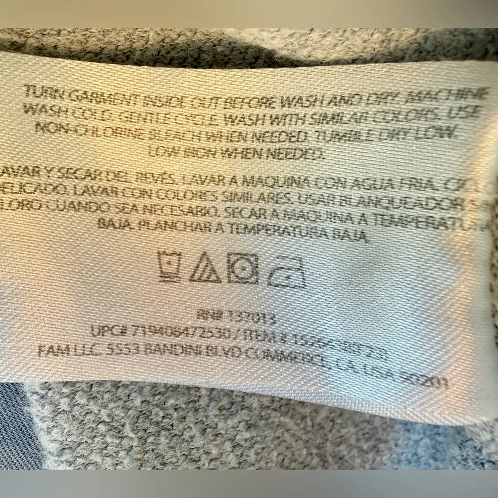 Banana Republic Heather Gray Crewneck Sweatshirt Mens M Textured Cotton